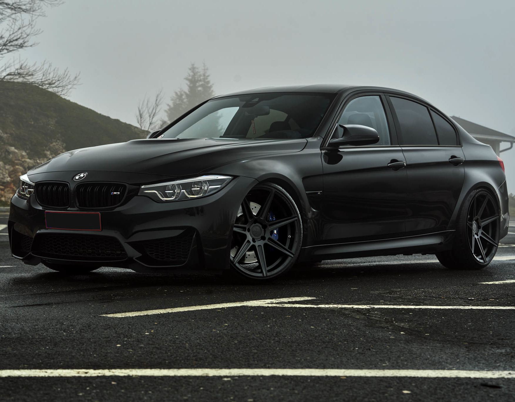 Ravoony Plus Gloss Black Car Wrap BMW M3 Wrap