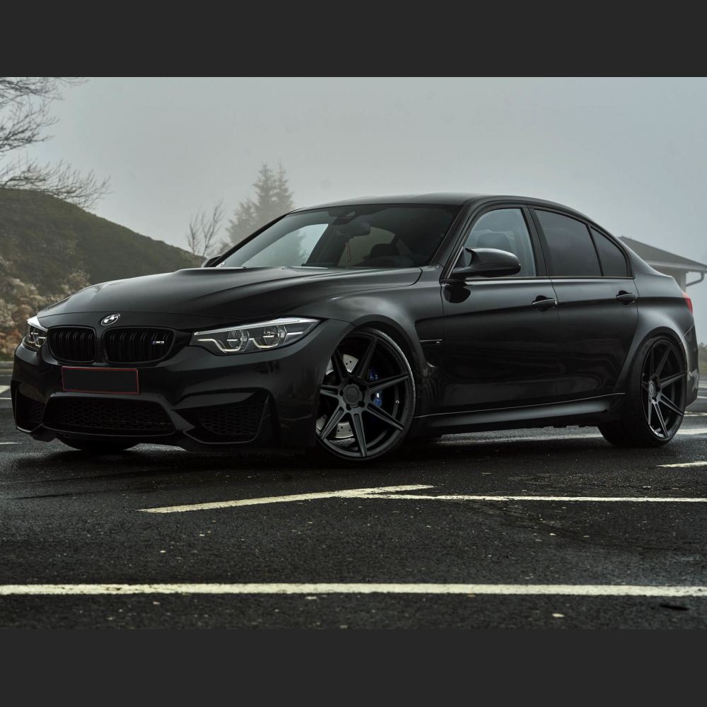 Ravoony Plus Gloss Black Car Wrap BMW M3 Wrap