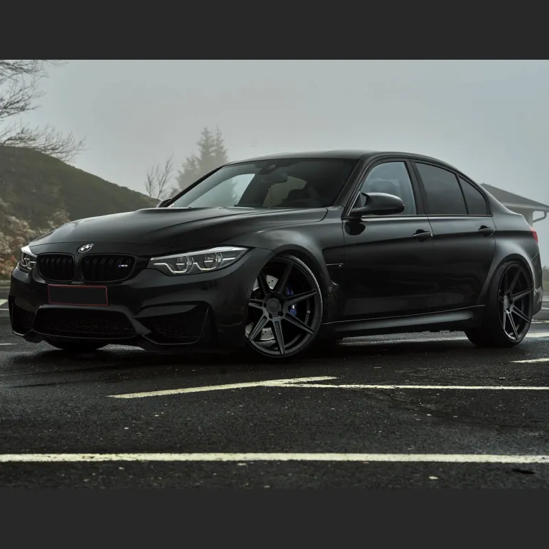 Ravoony Plus Gloss Black Car Wrap BMW M3 Wrap
