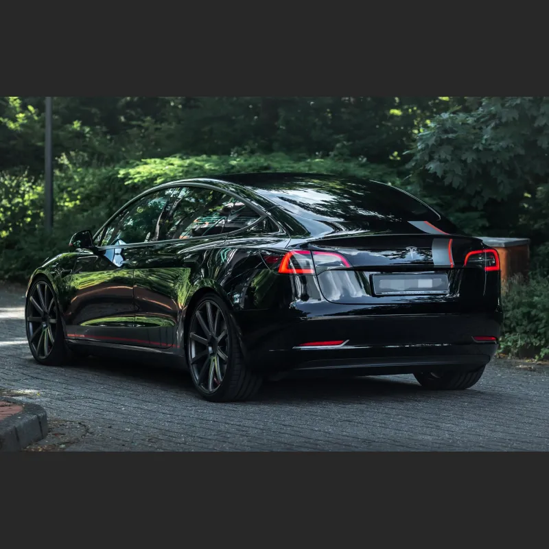 Ravoony Plus Gloss Black Car Wrap Tesla Model 3  Wrap
