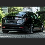 Ravoony Plus Gloss Black Car Wrap Tesla Model 3  Wrap