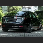 Ravoony Plus Gloss Black Car Wrap Tesla Model 3  Wrap