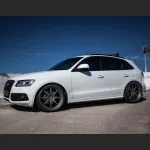 Ravoony Plus Gloss Crystal White Car Vinyl Wrap Audi Q5 Wrap