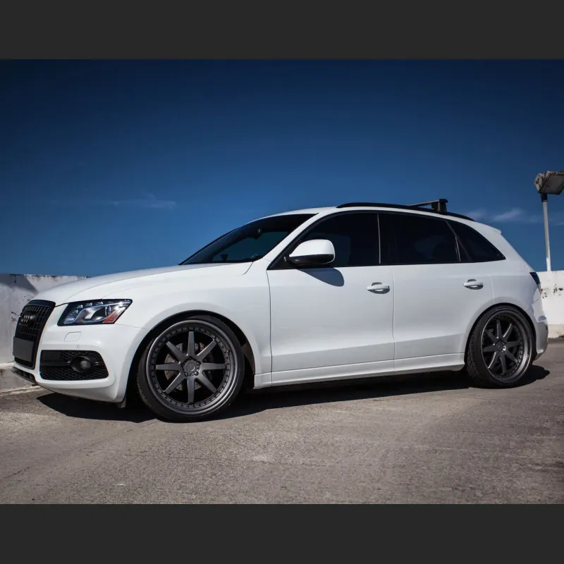 Ravoony Plus Gloss Crystal White Car Vinyl Wrap Audi Q5 Wrap