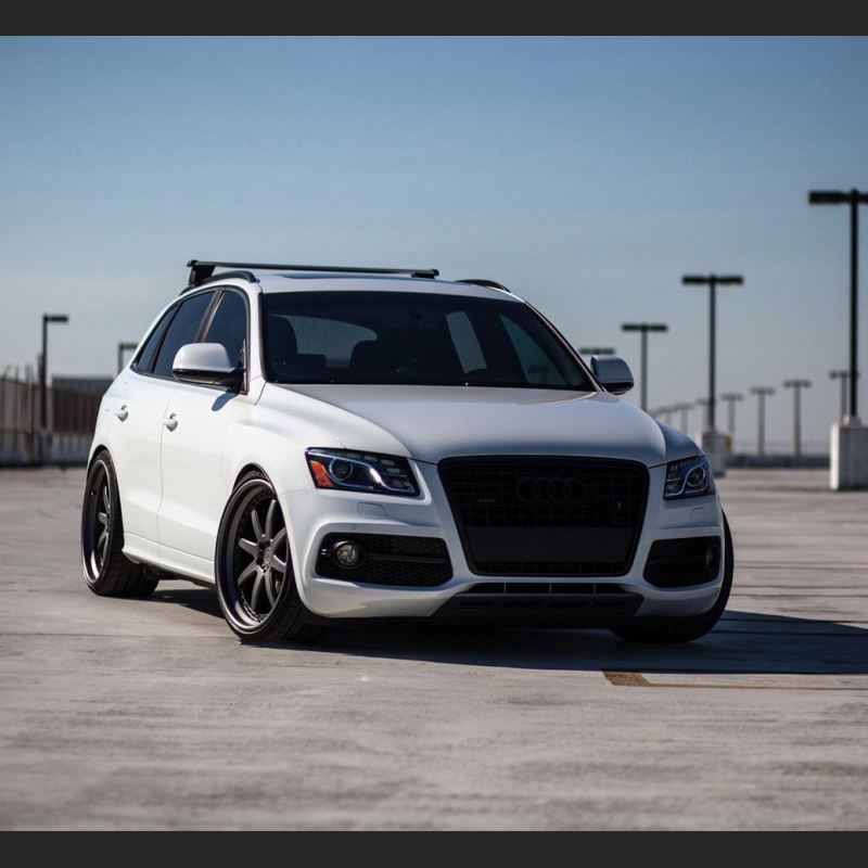 Ravoony Plus Gloss Crystal White Car Vinyl Wrap Audi Q5 Wrap