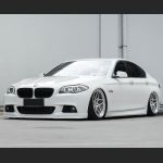 Ravoony Plus Gloss Crystal White Car Vinyl Wrap BMW 5 Series Wrap