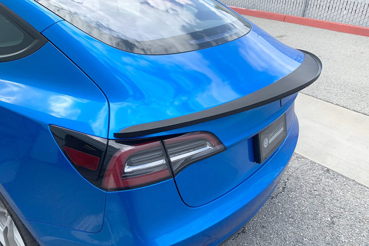 Ravoony Plus Honda Gloss Vivid Blue Vinyl Car Wrap Tesla Model 3 Wrap