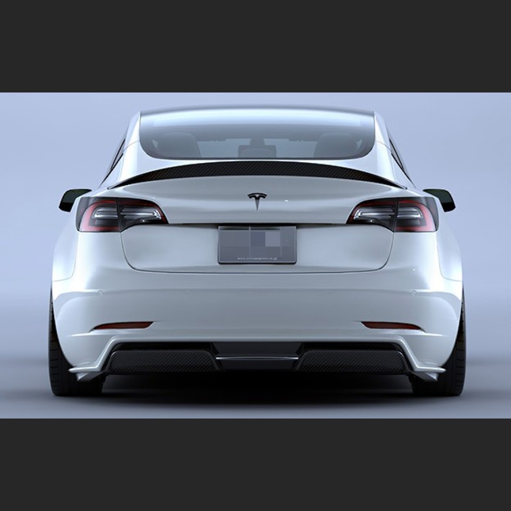  Ravoony Plus Gloss Crystal White Car Vinyl Wrap Tesla Model 3 Wrap