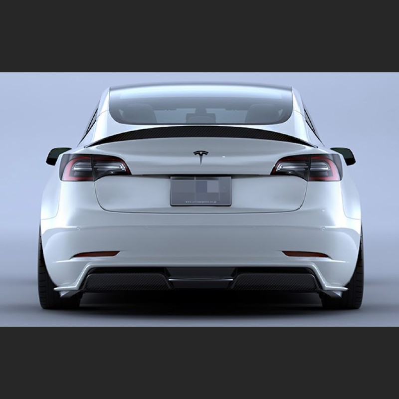  Ravoony Plus Gloss Crystal White Car Vinyl Wrap Tesla Model 3 Wrap