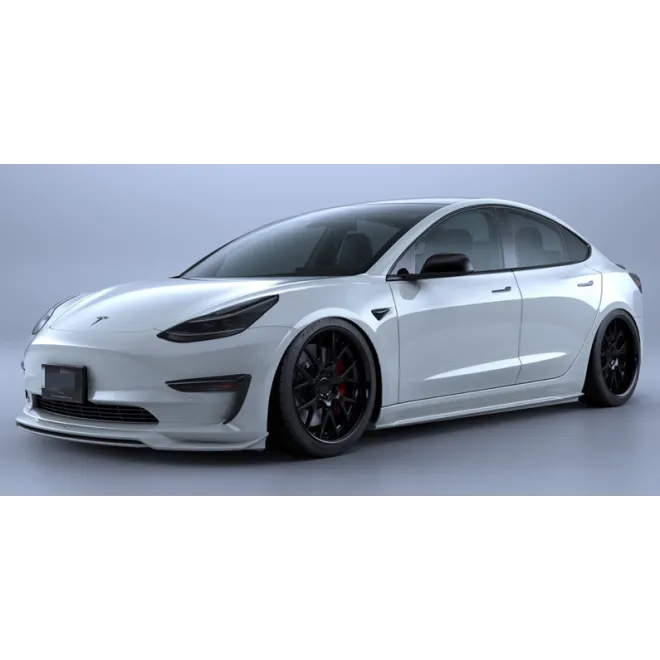 Tesla Model 3 Wrap,Best Ravoony Matte Metallic Silver Glitter Car