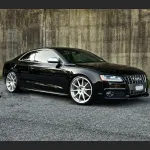Ravoony Plus Gloss Black Car Wrap Audi S5 Wrap
