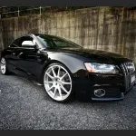 Ravoony Plus Gloss Black Car Wrap Audi S5 Wrap