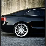 Ravoony Plus Gloss Black Car Wrap Audi S5 Wrap