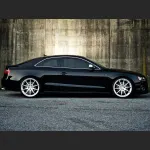 Ravoony Plus Gloss Black Car Wrap Audi S5 Wrap