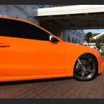 Ravoony Plus Gloss Crystal Mclaren Orange Wrap Audi RS5 Wrap
