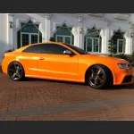 Ravoony Plus Gloss Crystal Mclaren Orange Wrap Audi RS5 Wrap
