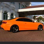 Ravoony Plus Gloss Crystal Mclaren Orange Wrap Audi RS5 Wrap