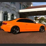 Ravoony Plus Gloss Crystal Mclaren Orange Wrap Audi RS5 Wrap