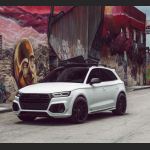 Ravoony Plus Gloss Crystal White Car Vinyl Wrap Audi SQ5 Wrap