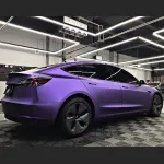 Ravoony Plus Matte Heavy Metal Sparkle Purple Car Wrap