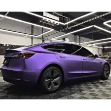 Matte Heavy Metal Sparkle Purple Car Wrap