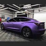 Ravoony Plus Matte Heavy Metal Sparkle Purple Car Wrap
