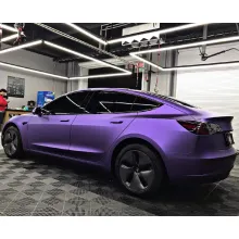 Matte Heavy Metal Sparkle Purple Car Wrap