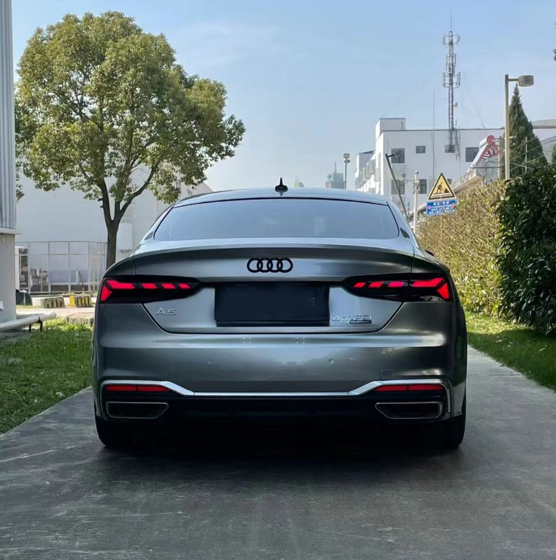 Ravoony Plus Metal Liquid Silver Car Vinyl Wrap Audi A5 Wrap