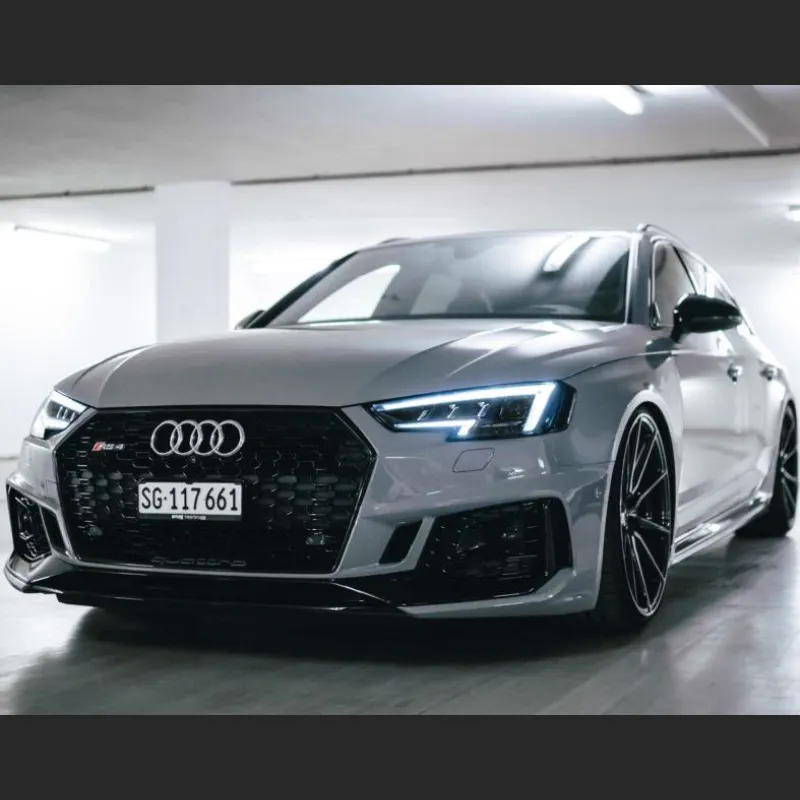 Ravoony Plus BMW Brooklyn Grey Vinyl Wrap Audi RS4 Wrap