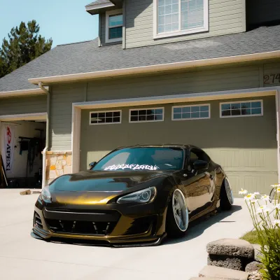 Ravoony Plus Gloss Midnight Gold Car Wrap 02