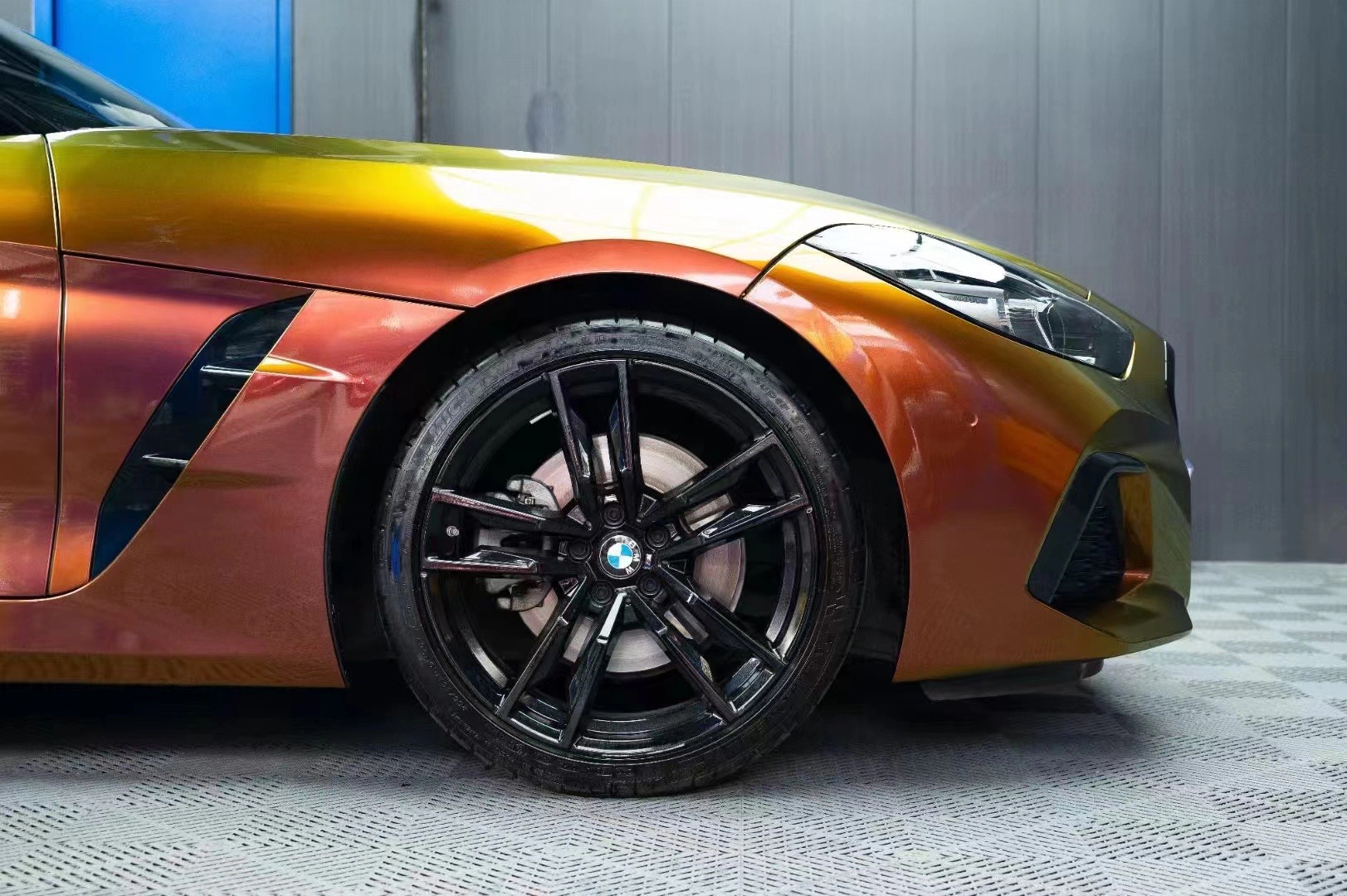 Ravoony Plus Glossy Madeira Red Wrap BMW Vinyl Wrap