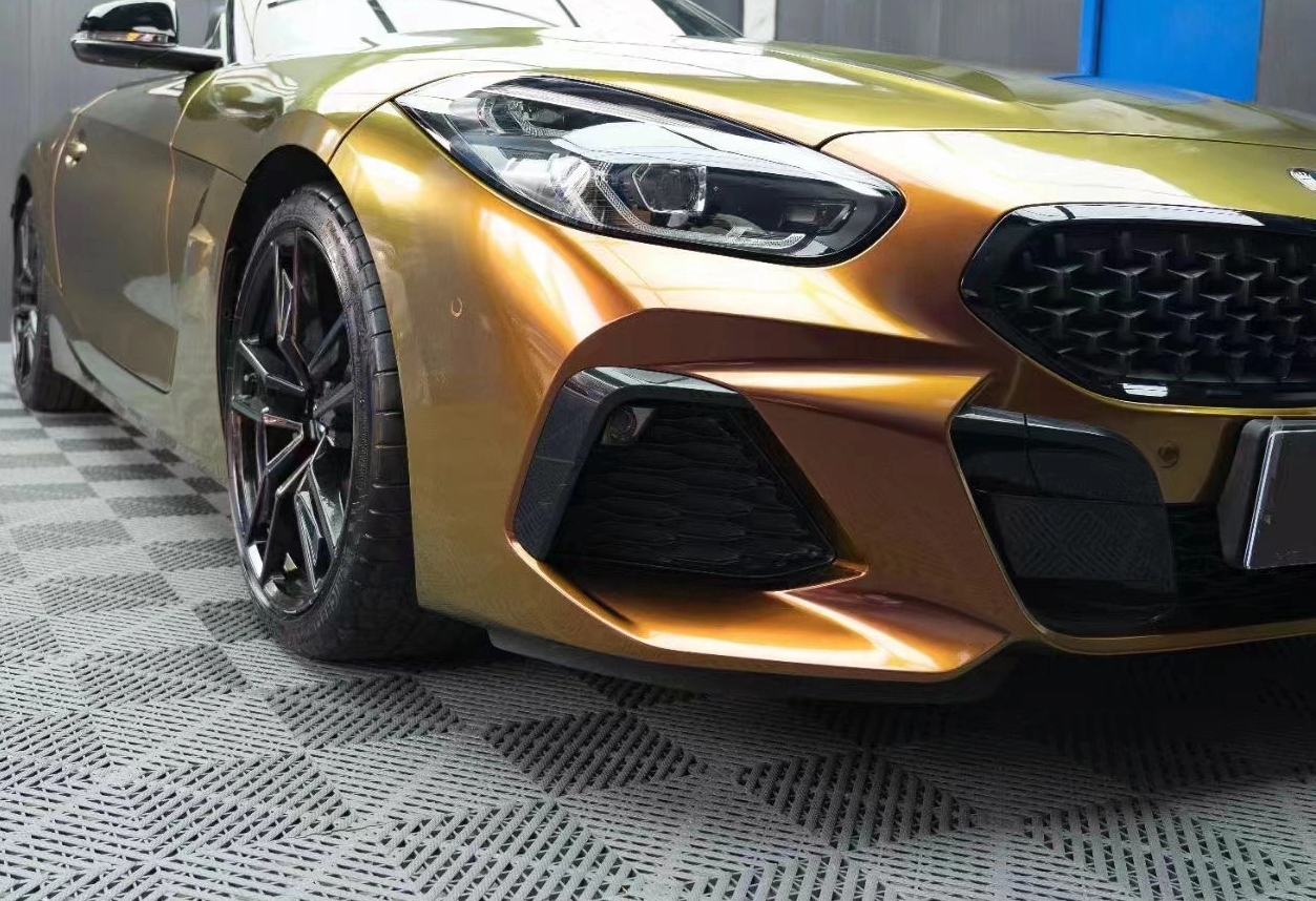 Ravoony Plus Glossy Madeira Red Wrap BMW Vinyl Wrap