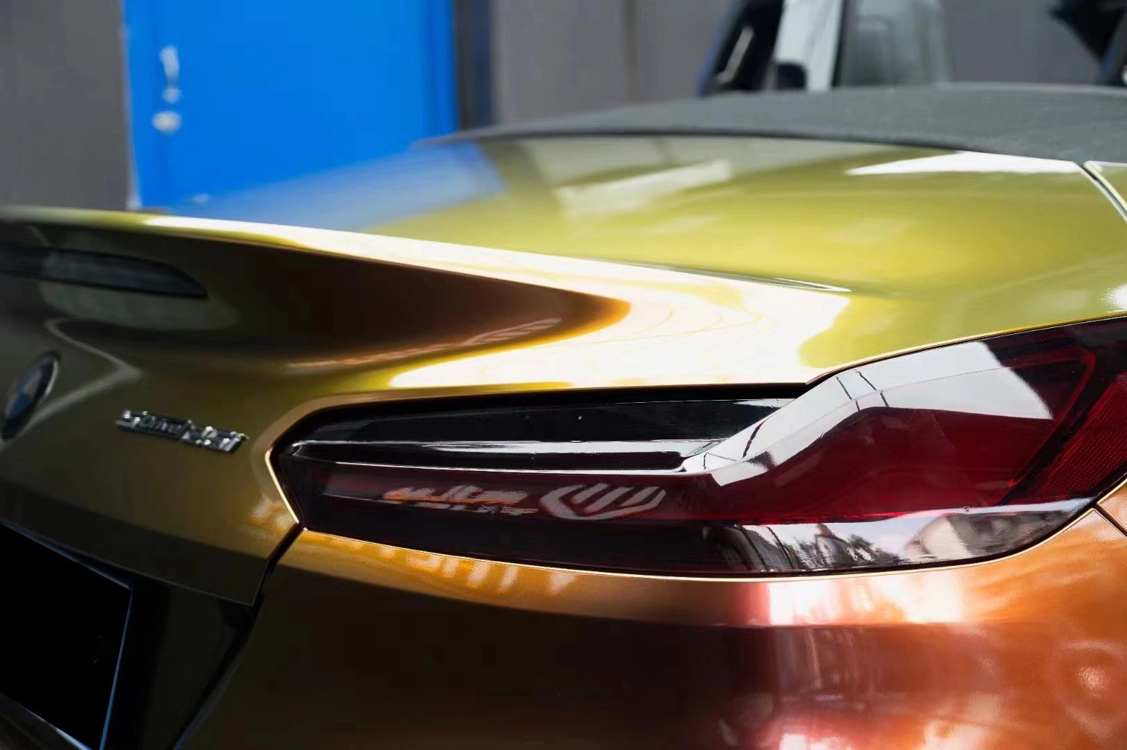 Ravoony Plus Glossy Madeira Red Wrap BMW Vinyl Wrap