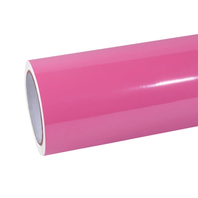 Ravoony Plus PET Glossy Princess Pink Vinyl Car Wrap  01