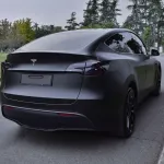 Ravoony Plus Matte Black Car Vinyl Wrap Tesla Model Y Wrap