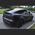 Ravoony Plus Matte Black Car Vinyl Wrap Tesla Model Y Wrap