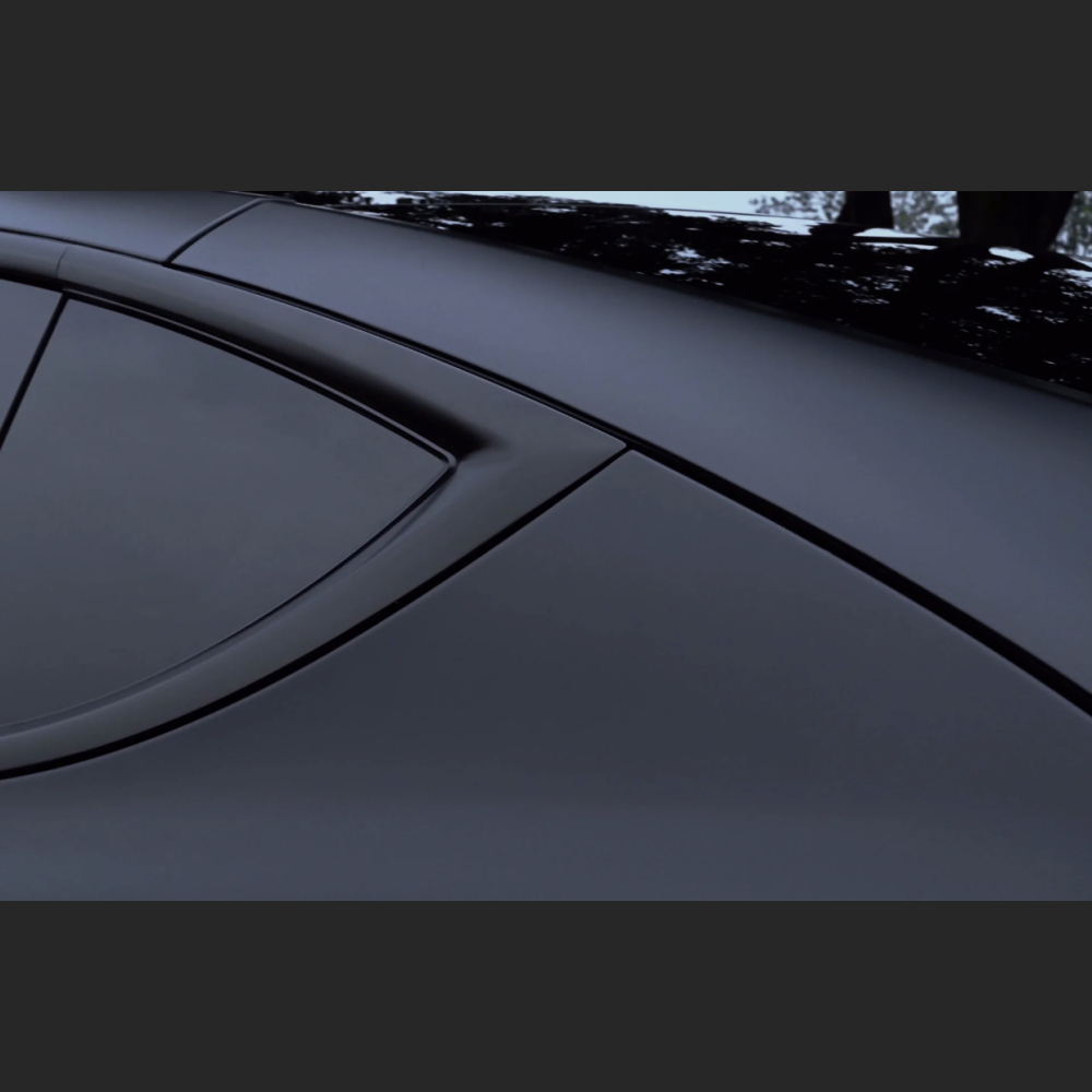 Ravoony Plus Matte Black Car Vinyl Wrap Tesla Model Y Wrap