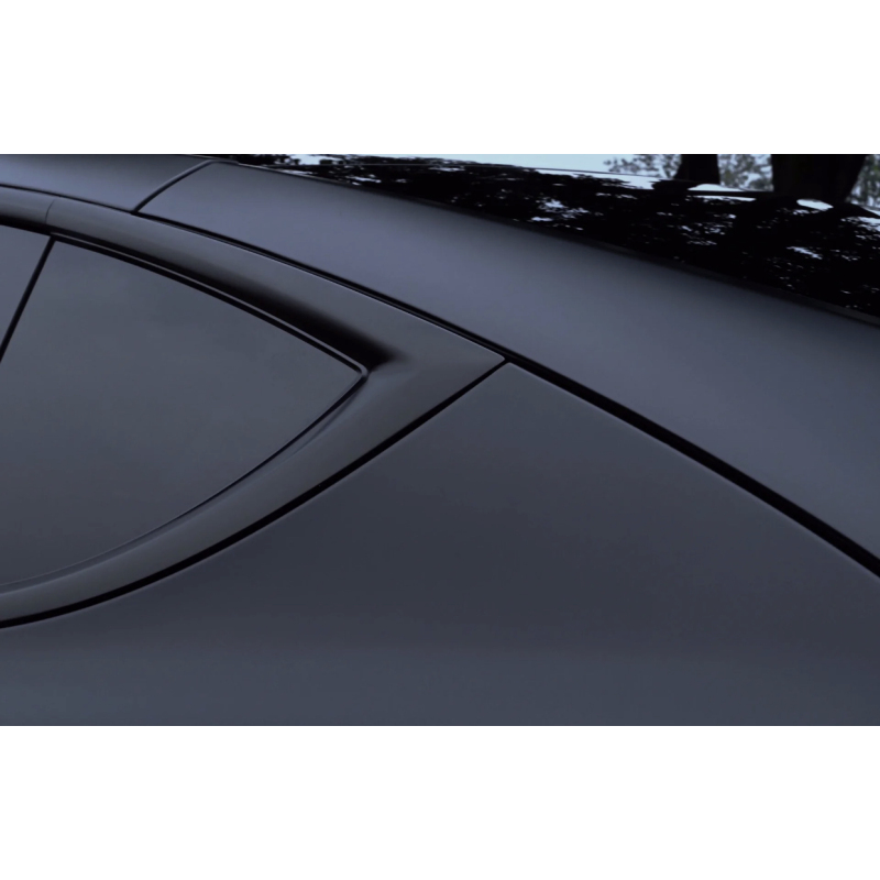 Matte Black Car Vinyl Wrap Tesla Model Y Wrap