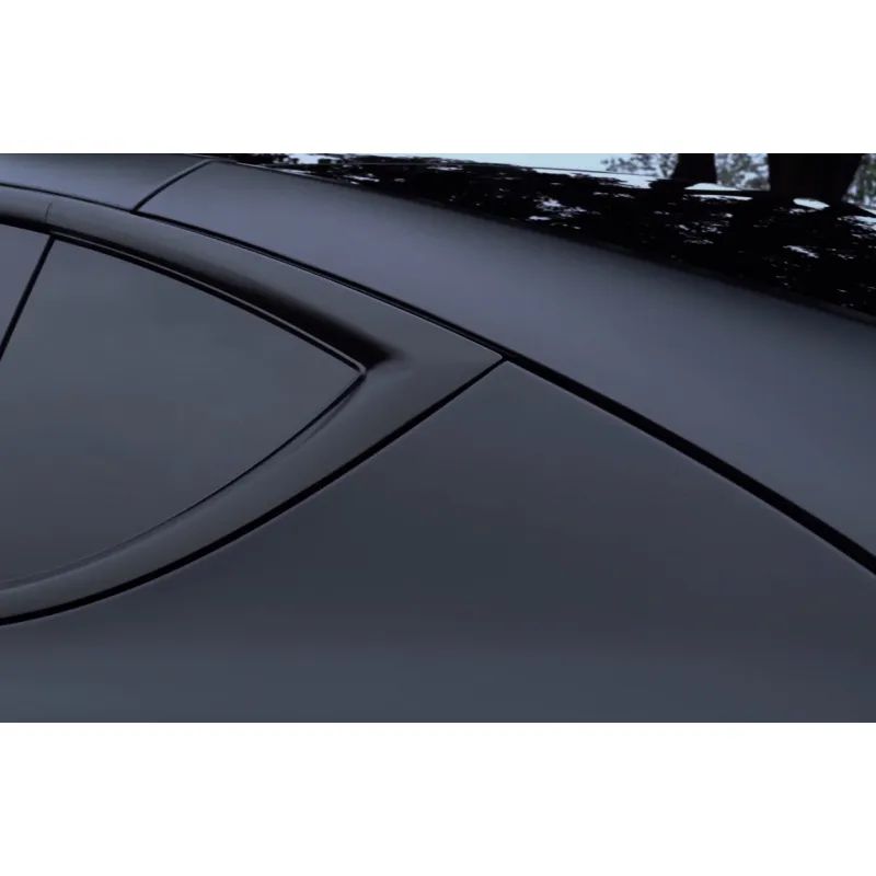 Matte Black Car Vinyl Wrap Tesla Model Y Wrap