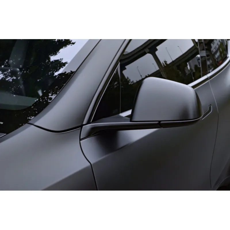 Matte Black Car Vinyl Wrap Tesla Model Y Wrap