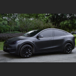Ravoony Plus Matte Black Car Vinyl Wrap Tesla Model Y Wrap