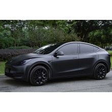 Matte Black Car Vinyl Wrap Tesla Model Y Wrap