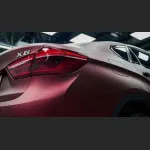 Ravoony Plus Matte Chrome Romanee Red Vinyl Car Wrap BMW X6 Wrap