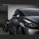 Ravoony Plus Satin Black Car Wrap Tesla Model Y Wrap
