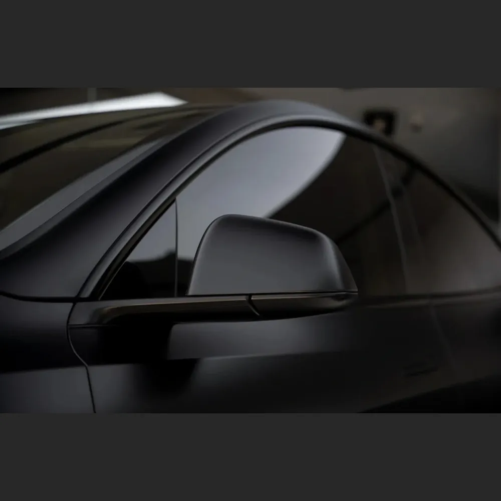 Ravoony Plus Satin Black Car Wrap Tesla Model Y Wrap
