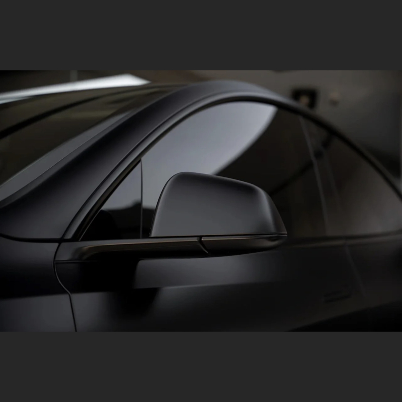 Ravoony Plus Satin Black Car Wrap Tesla Model Y Wrap