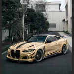 Ravoony Plus Gloss Sandstorm Car Wrap BMW M4 Wrap