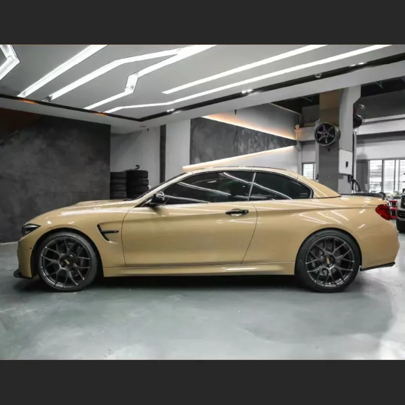 Ravoony Plus Gloss Sandstorm Car Wrap BMW M4 Wrap
