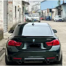 Pearlized Emerald Green Car Vinyl Wrap BMW 4 Series Wrap