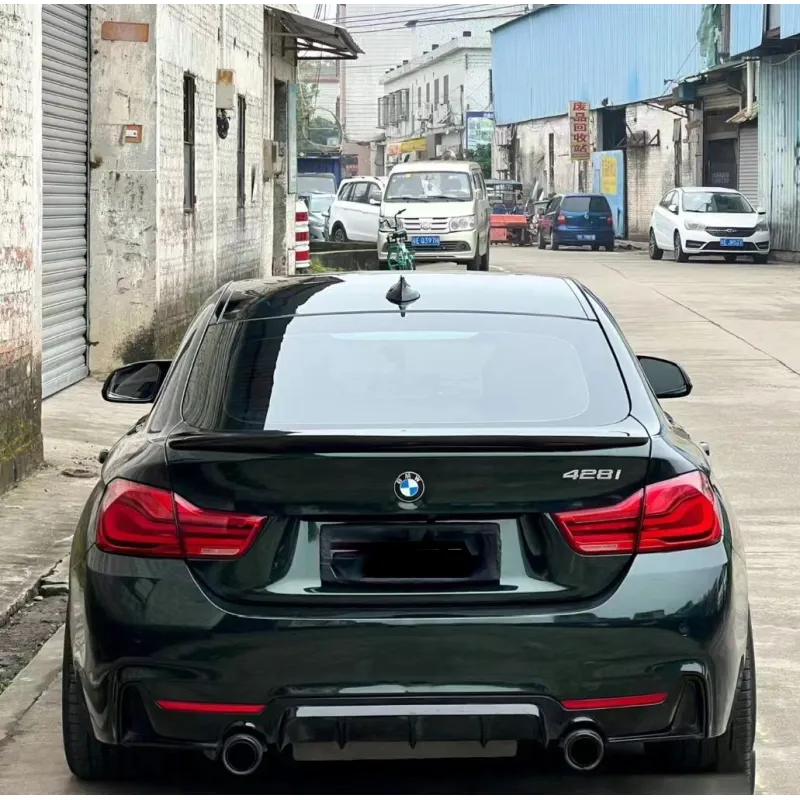 Pearlized Emerald Green Car Vinyl Wrap BMW 4 Series Wrap